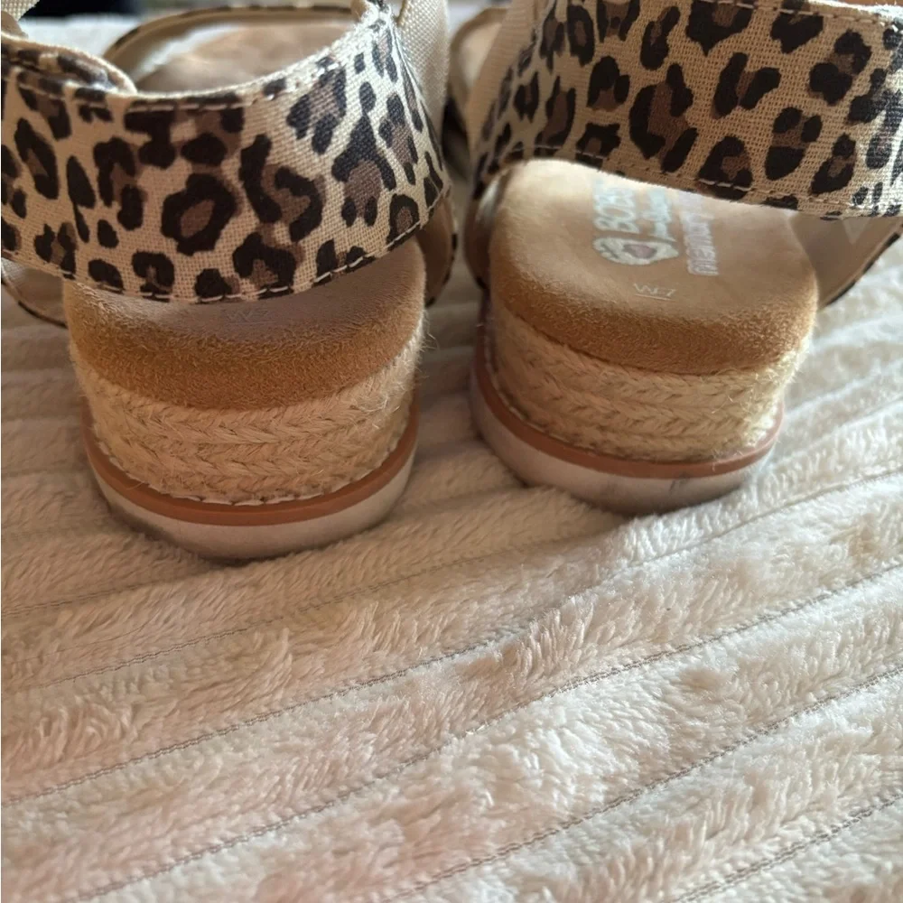 BOBS from Skechers Leopard Print Sandals - Picture 6 of 8